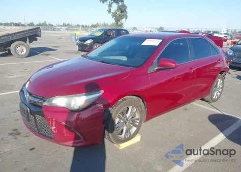 2016 Toyota Camry Se из США, поврежденный, VIN 4T1BF1FKXGU587165